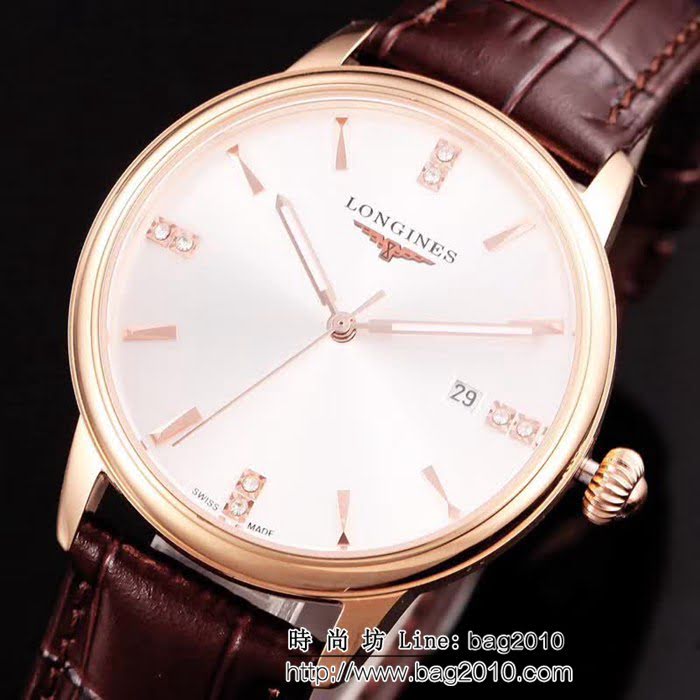 LONGINES浪琴 經典大三針 全自動機械 精品男士腕表 WSS0257
